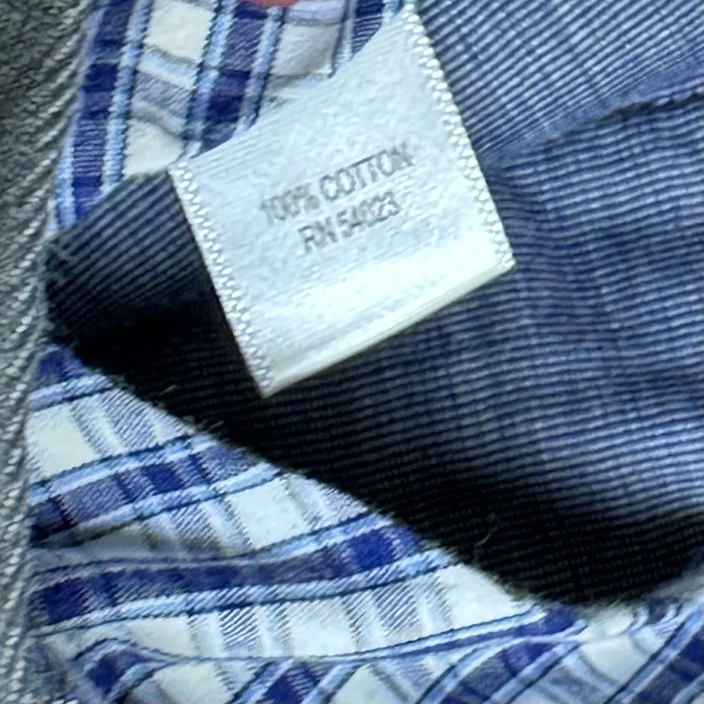 Banana‎ Republic Kentfield Mens Pants Gray/Blue 35x32 Classic Prep Cotton - Picture 5 of 9